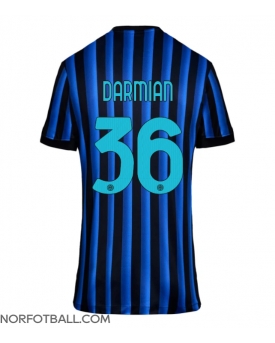 Billige Fotballdrakt Inter Milan Matteo Darmian #36 Replika Hjemmedrakt Dame 2025-26 Kortermet Billige Fotballdrakt Inter Milan Matteo Darmian #36 Replika Hjemmedrakt Dame 2025-26 Kortermet